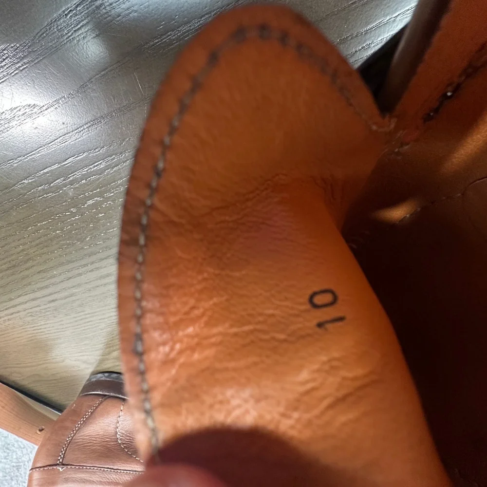 Santoni penny loafers